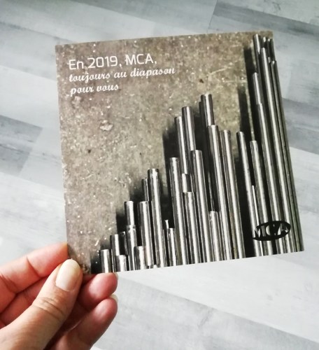 Carte de vœux 2019 MCA avec une photo d'entreprise